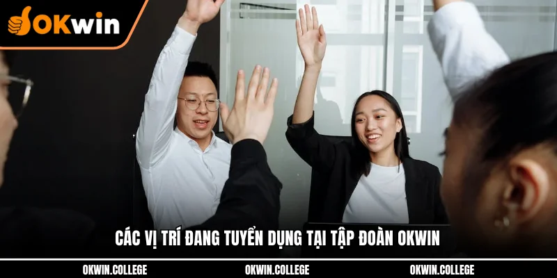 Các vị trí đang tuyển dụng tại tập đoàn OKWIN Các vị trí đang tuyển dụng tại tập đoàn OKWIN